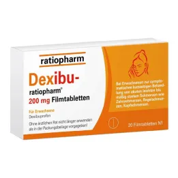 Dexibu-ratiopharm 200 mg filmdragerade tabletter, 20 st
