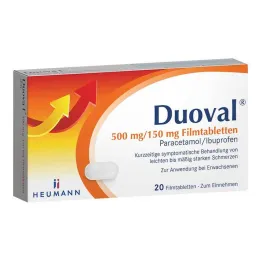 Duoval 500 mg / 150 mg filmdragerade tabletter, 20 st