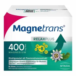 Magnetrans Relax + 400 mg granulatsticks blåbär, 50 st