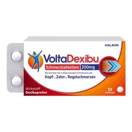 VoltaDexibu smärtstillande medel 200 mg filmdragerade tabletter, 10 st