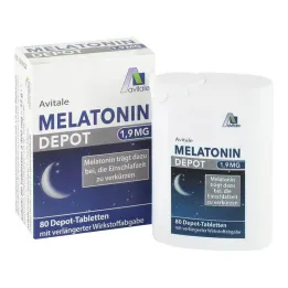 Melatonin 1,9 mg depåtabletter, 80 st