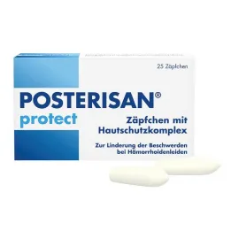 Posterisan protect suppositorier, 25 st