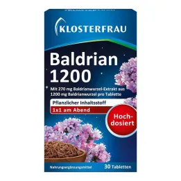 Klosterfrau Valeriana 1200 tabletter, 30 st