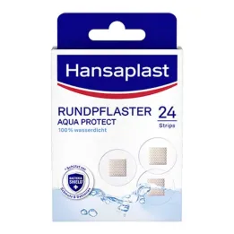 Hansaplast Aqua Protect rundputs, 24 st