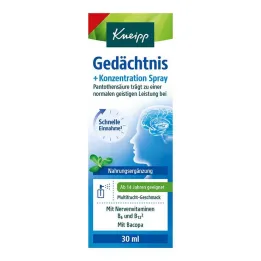 Kneipp minne + koncentrationsspray, 30 ml