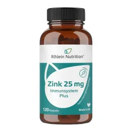 Zink 25 mg Immunsystem Plus hög dos + veganska kapslar, 120 st