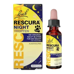 Bachblommor Original Rescura Night Pets droppar alkoholfria, 10 ml