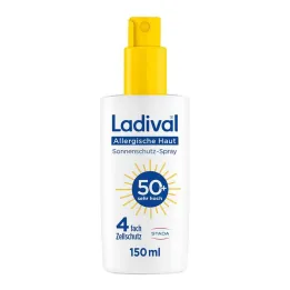 Ladival allergisk hud solskyddsspray SPF50 +, 150 ml