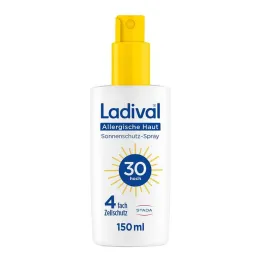 Ladival allergisk hud solskyddsspray LSF 30, 150 ml