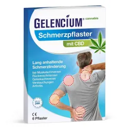 Gelencium smärtplåster med CBD (6 stycken)