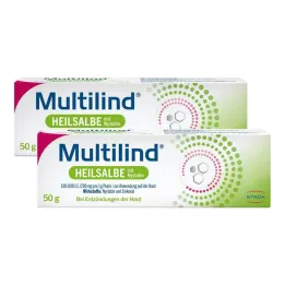 MULTILIND Läkande salva med nystatin och zinkoxid, 2X50 g