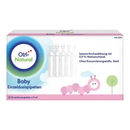 OtriNatural Baby endospipetter, 20X5 ml