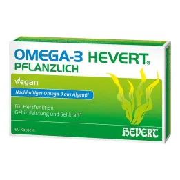 Omega-3 Hevert växtbaserade mjuka kapslar, 60 st