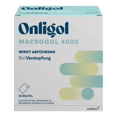 Onligol Macrogol 4000 pulver för tillverkning av lösningspåse, 20X10 g Onligol Macrogol 4000 pulver för tillverkning av lösningspåse, 20X10 g