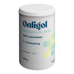 Onligol Macrogol 4000 pulver för att göra e.solution burk, 400 g