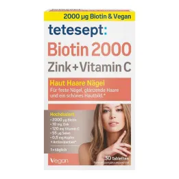 Tetesept Biotin 2000 filmdragerade tabletter, 30 st