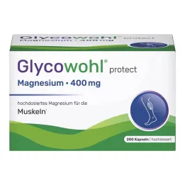 Glycowohl Magnesium 400 mg högdos veganska kapslar, 200 st