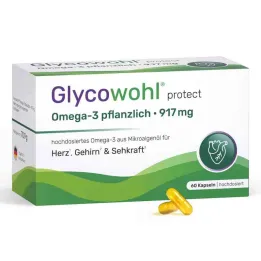 Glycowohl Omega-3 kapslar 917 mg vegan + DHA + EPA + DPA (60 stycken)