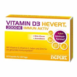 Vitamin D3 Hevert 2000 IE immunaktiva kapslar, 60 st