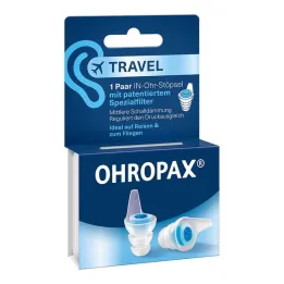 Ohropax Travel filterpluggar in-ear, 2 st