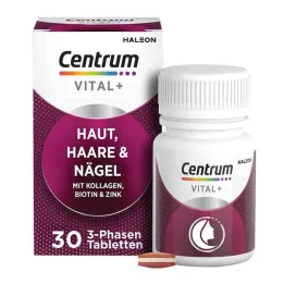 Centrum Vital + Skin Hair & Nails Tabletter, 30 st