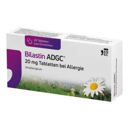 Bilastin ADGC 20 mg tabletter för allergier, 20 st