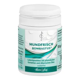 Munfräschande Bombastuspastiller, sockerfria, 55 g