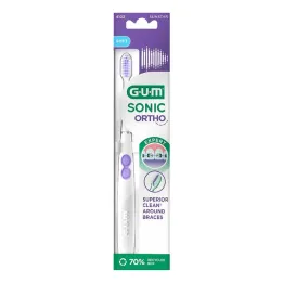 GUM Sonic Ortho sonic tandborste, 1 st