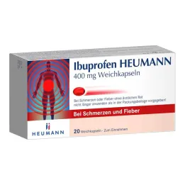 Ibuprofen Heumann 400 mg mjuka kapslar, 20 st