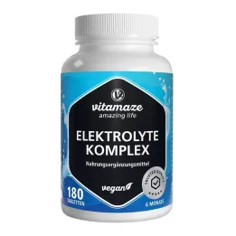 Elektrolytkomplextabletter med magnesium vegan, 180 stycken
