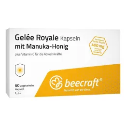 Beecraft Royal Jelly Kapslar med Manuka honung, 60 st