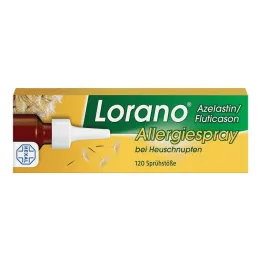 Lorano Azelastine / Flutikason allergispray mot hösnuva, 23 g