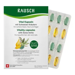 Rausch Vital kapslar med schweiziska örter, 30x2 st