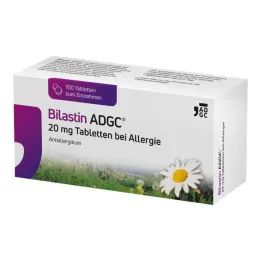 Bilastin ADGC 20 mg tabletter för allergier, 100 st