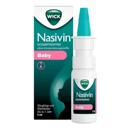 WICK Nasivin dos dropper ok Baby 0,1 mg / ml Ntr, 5 ml