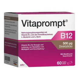 Vitaprompt B12 500 µg direktstickor, 60 st