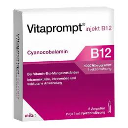 Vitaprompt injekt B12 1000 µg injektionslösning, 5X1 ml