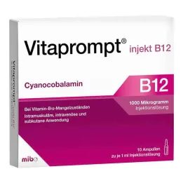 Vitaprompt injekt B12 1000 µg injektionslösning, 10x1 ml