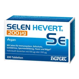 Selen Hevert 200 µg tabletter, 200 st