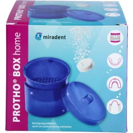 MIRADENT Protho Box Home blått glitter, 1 st