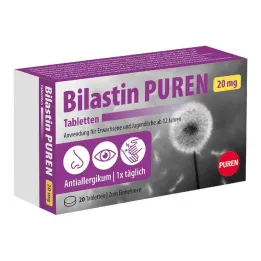 Bilastin Puren 20 mg tabletter, 20 st