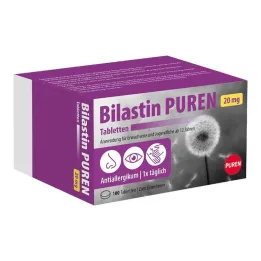 Bilastin Puren 20 mg tabletter, 100 st