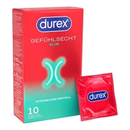 Durex Real Feel Slim Condoms, 10 st
