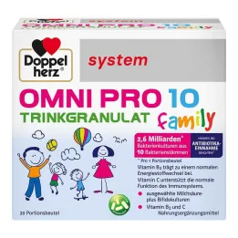 Doppelherz Omni Pro 10 familjesystem dricksgranulat, 20 st