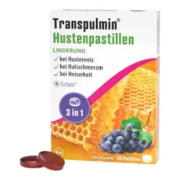 Transpulmin hosttabletter, 20 st