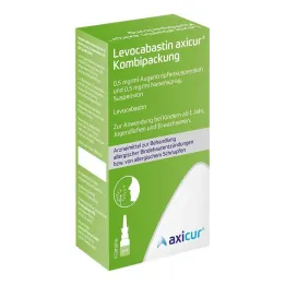 Levocabastin axicur kombination 0,5 mg/ml 4ml AT + 5ml Nas, 1 p