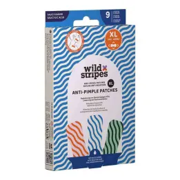 Wild Stripes Anti-Pimple Patches XL Klar, 9 st