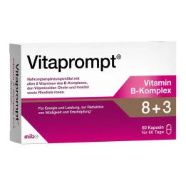 Vitaprompt Vitamin B-komplex 8 + 3 kapslar, 60 stycken