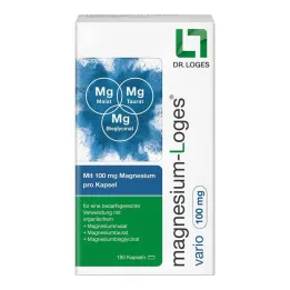 Magnesium-Loges vario 100 mg kapslar, 180 stycken