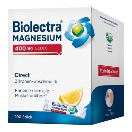 Biolectra Magnesium 400 mg ultra Direct Lemon, 100 st